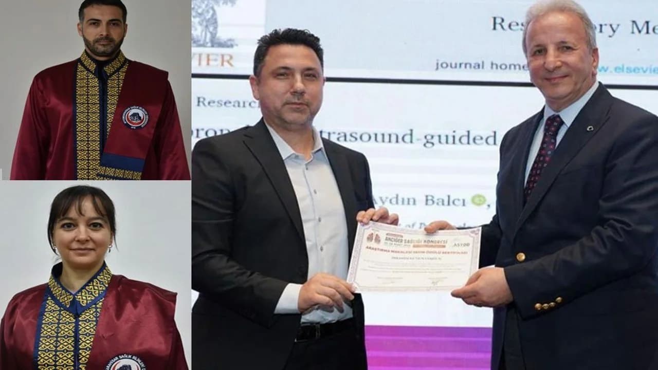 AFSÜ Göğüs Hastalıkları Akademisyenlerine Uluslararası Kongrede Ödül