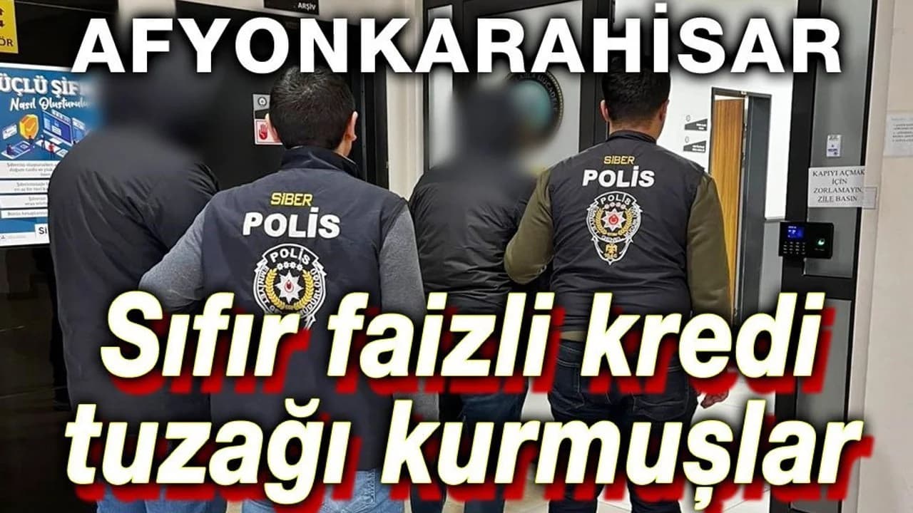 Afyonkarahisar Merkezli 'Sıfır Faizli Kredi' Operasyonu: 1.5 Milyon Liralık Vurgun Yapan İki Şüpheli Tutuklandı