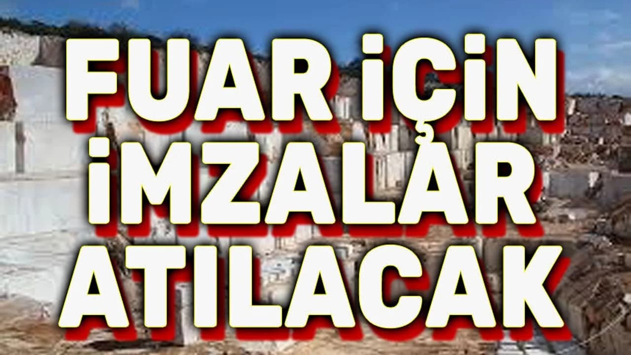 Afyonkarahisar 2. Blok Mermer Fuarı İçin Geri Sayım: Başkan Köksal’a İmza Yetkisi Verildi
