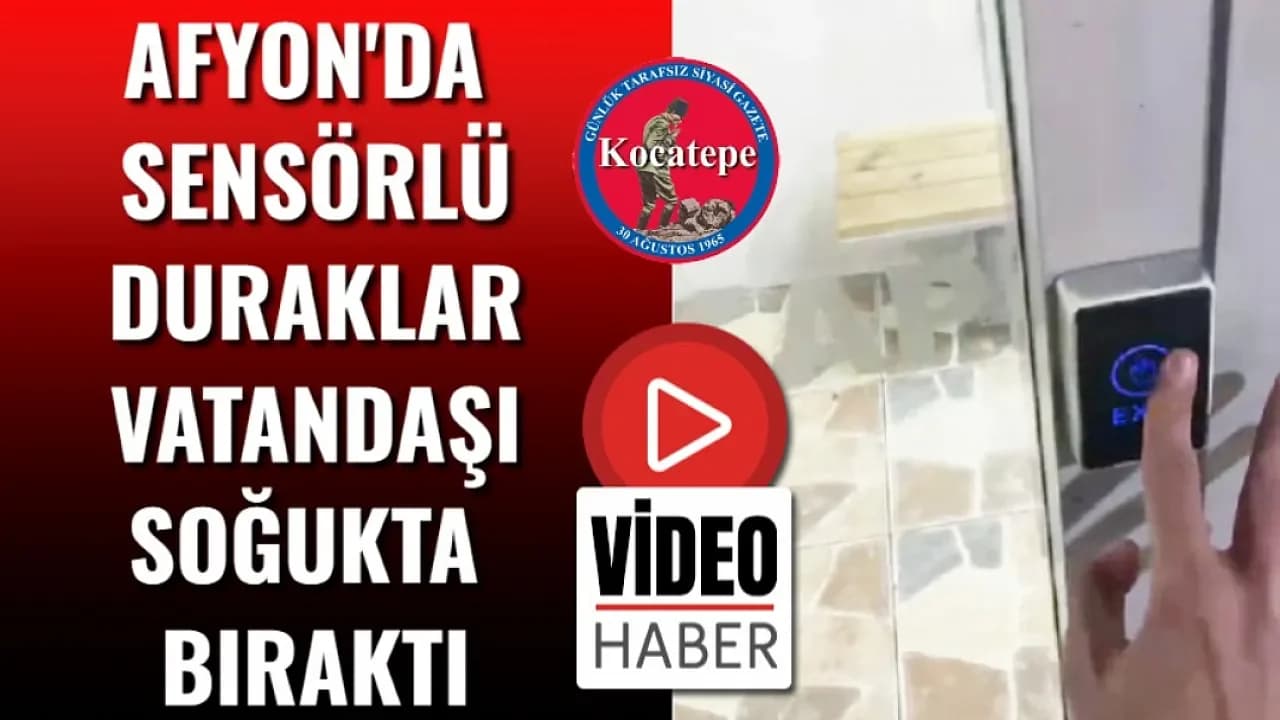 Afyonkarahisar’da 'Akıllı' Durak Çilesi: Kapılar Açılmıyor, Vatandaş Donuyor