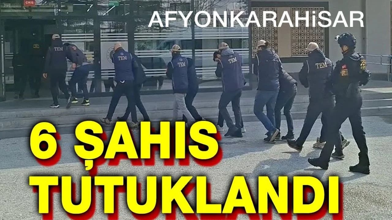 Afyonkarahisar Merkezli DEAŞ Operasyonu: 5 Yabancı Uyruklu Şüpheli Tutuklandı