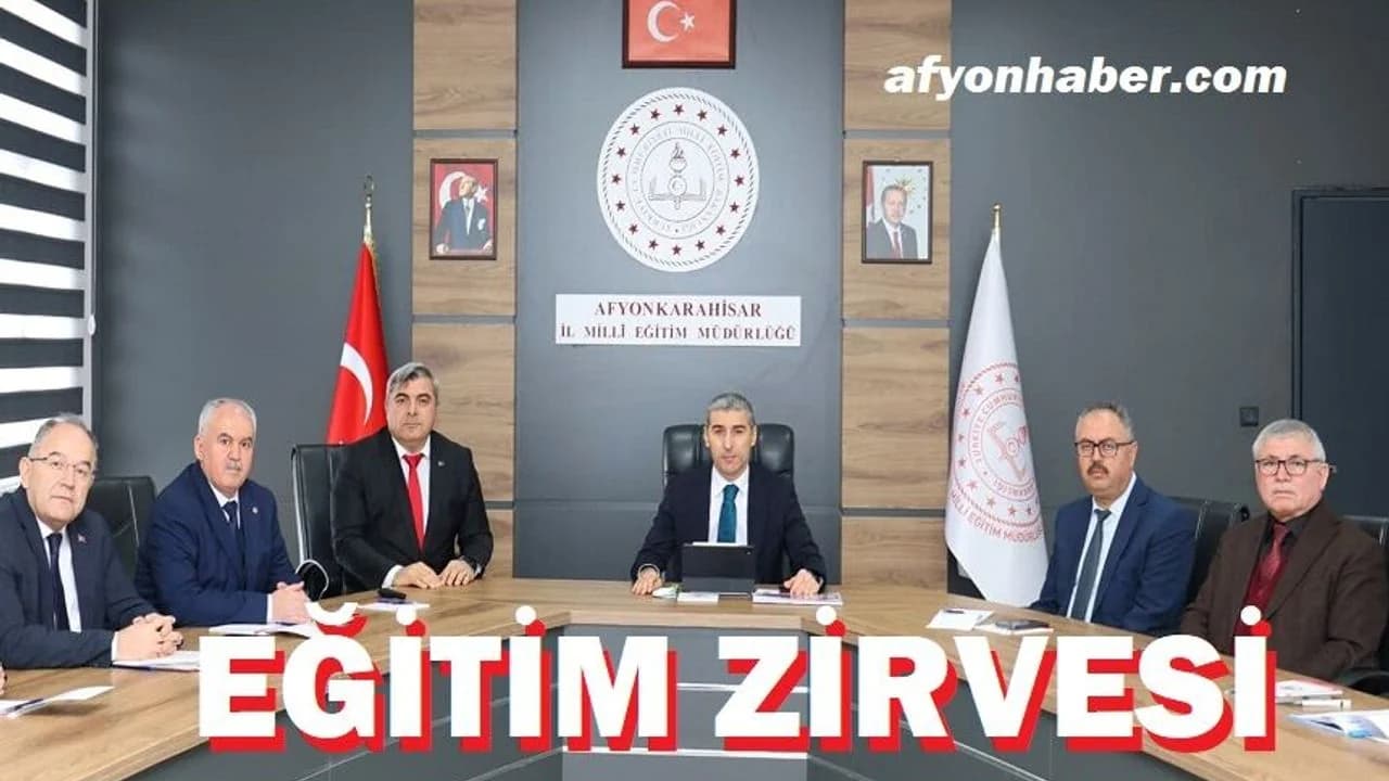 Afyon'un Eğitim Vizyonu Masaya Yatırıldı: Vali Aktaş'tan "Gelecek" Vurgusu