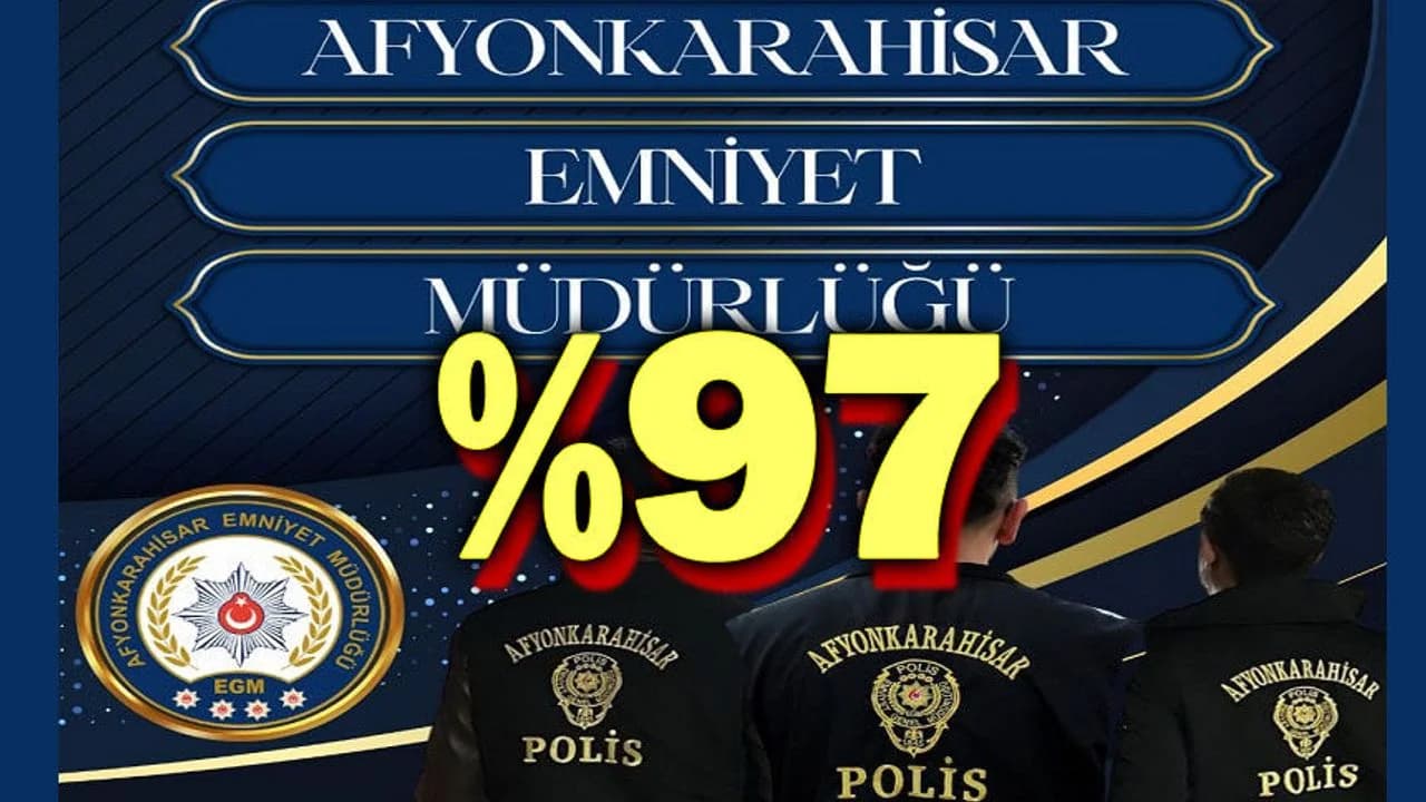 Afyonkarahisar'da Şubat Ayı Hırsızlık Bilançosu: Olayların Yüzde 97'si Aydınlatıldı