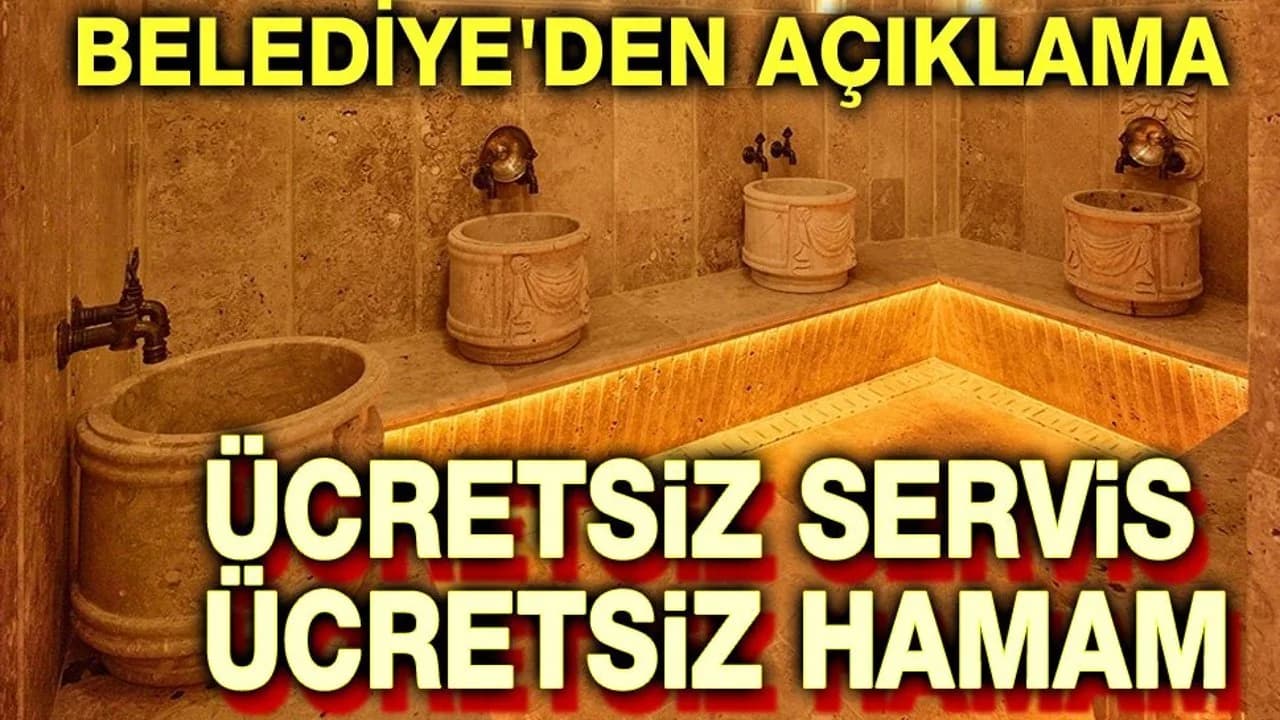 Emirdağ Belediyesi'nden Yeni Proje Tamamlanana Kadar Ücretsiz Hamam ve Servis Hamlesi