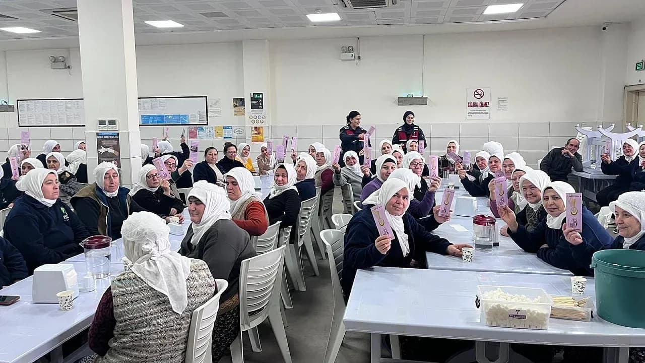 Sultandağı'nda Jandarmadan Kadına Şiddetle Mücadele Seferberliği: 186 Vatandaşa KADES Eğitimi