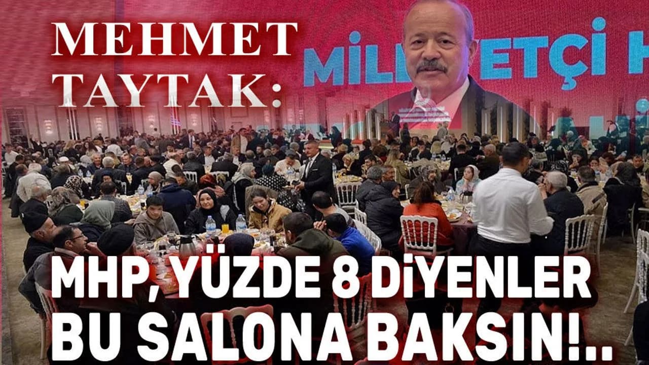 MHP Afyonkarahisar İftarında Gövde Gösterisi: "Yüzde 8 Diyenler Bu Salonlara Baksın"