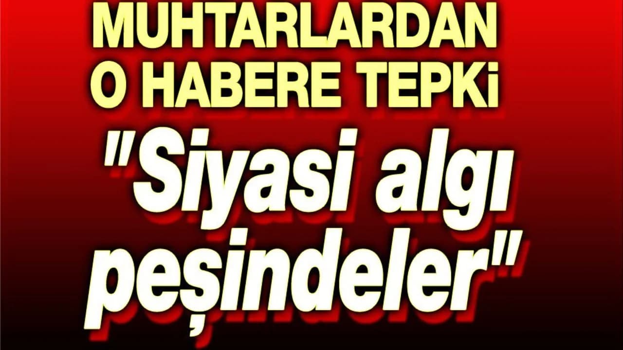 Afyonkarahisar'da Muhtarlardan 'Siyasi Algı' Tepkisi: Asıl Gündem Semt Polikliniği