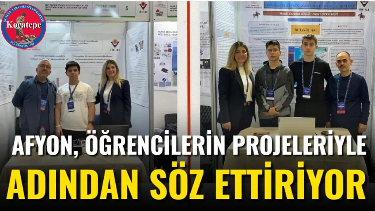 Afyonkarahisarlı Genç Mucitler Antalya’da Bilim Sahnesine Çıktı: 20 Proje Finalde Yarışıyor