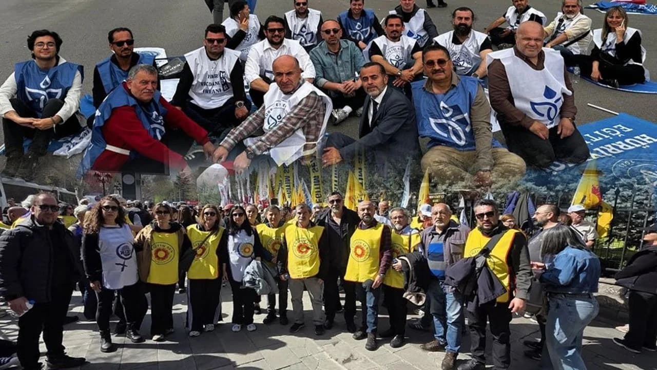 Afyonkarahisarlı Öğretmenler Eğitimde Şiddete Karşı Ankara'da Yürüdü