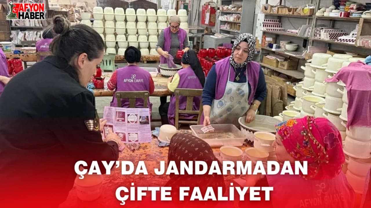 Çay İlçesinde Jandarmadan Kadına Yönelik Şiddetle Mücadele Eğitimi
