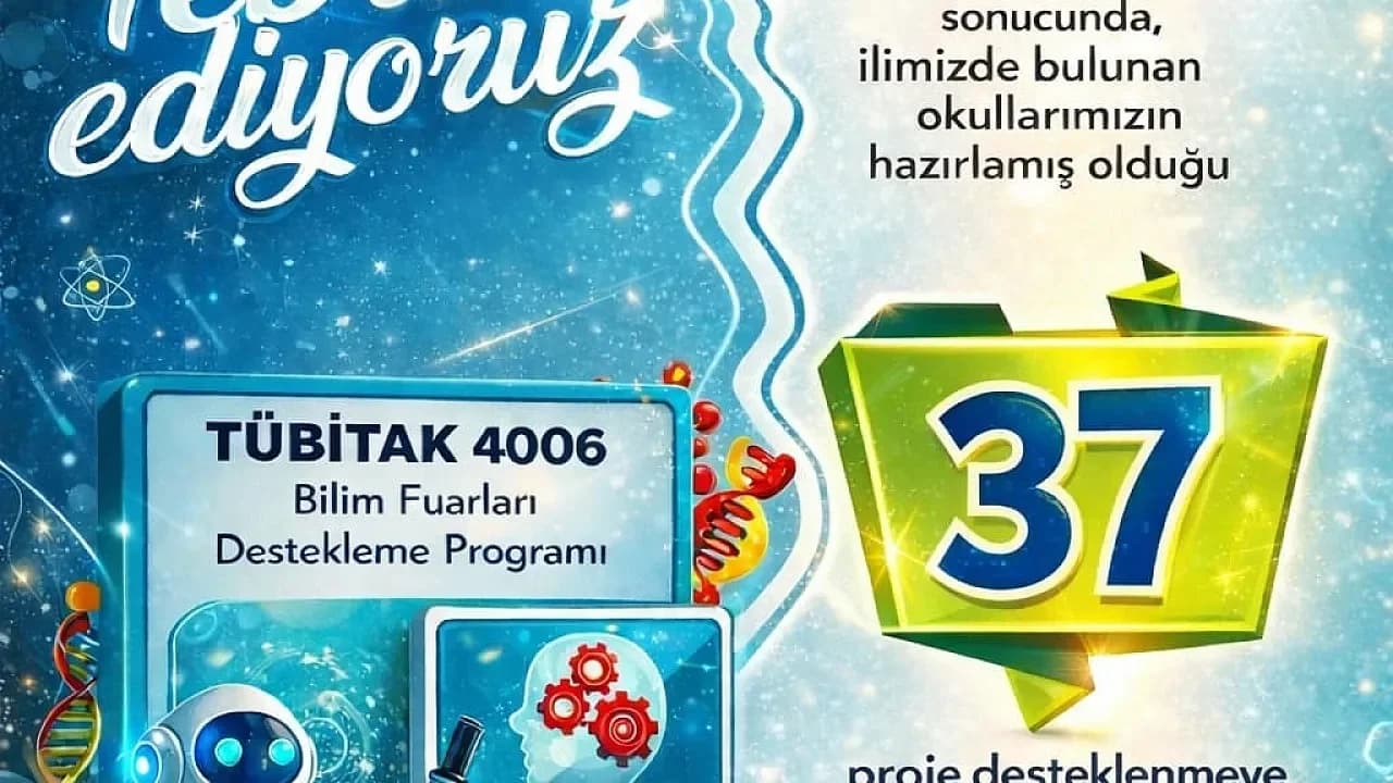 Afyonkarahisar’dan 37 Okul Projesine TÜBİTAK Onayı
