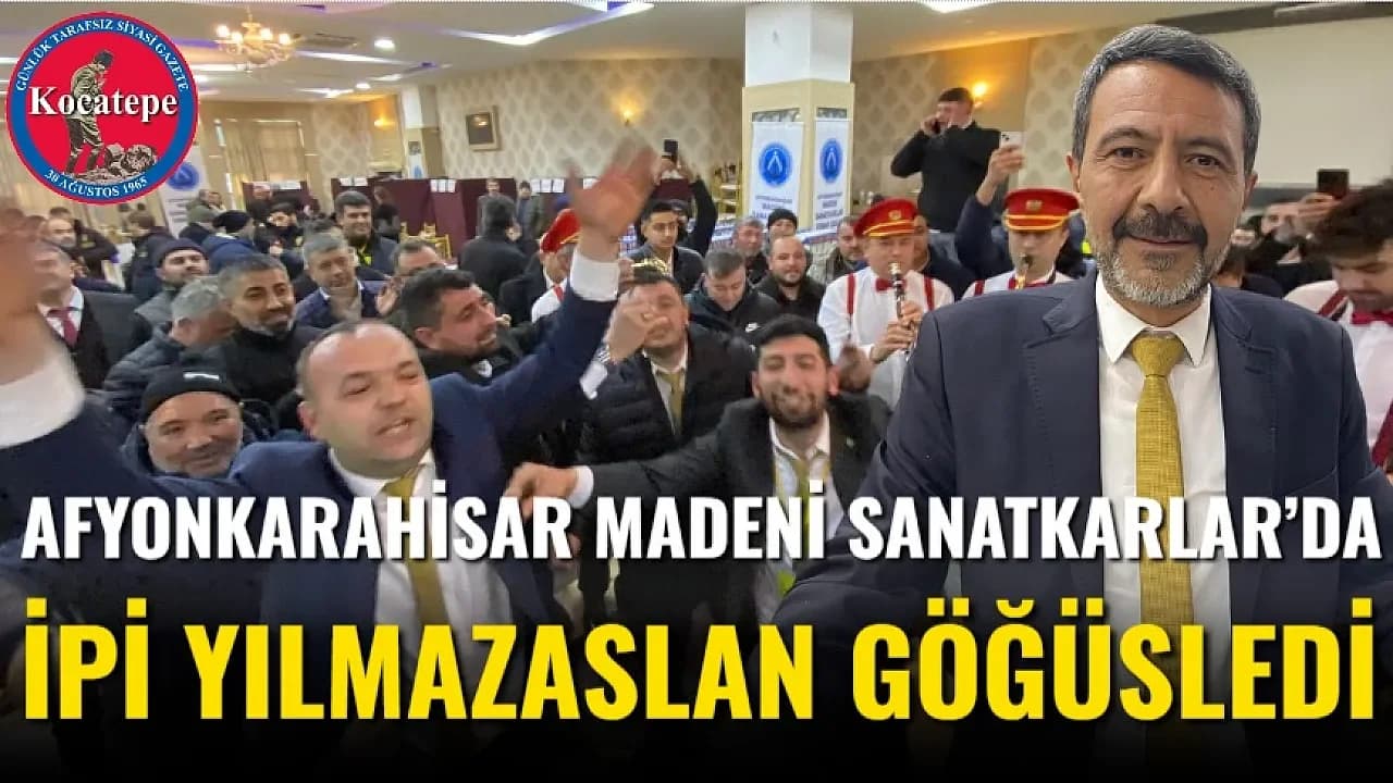 Afyonkarahisar Madeni Sanatkârlar Odası Seçiminde Mustafa Yılmazaslan Güven Tazeledi
