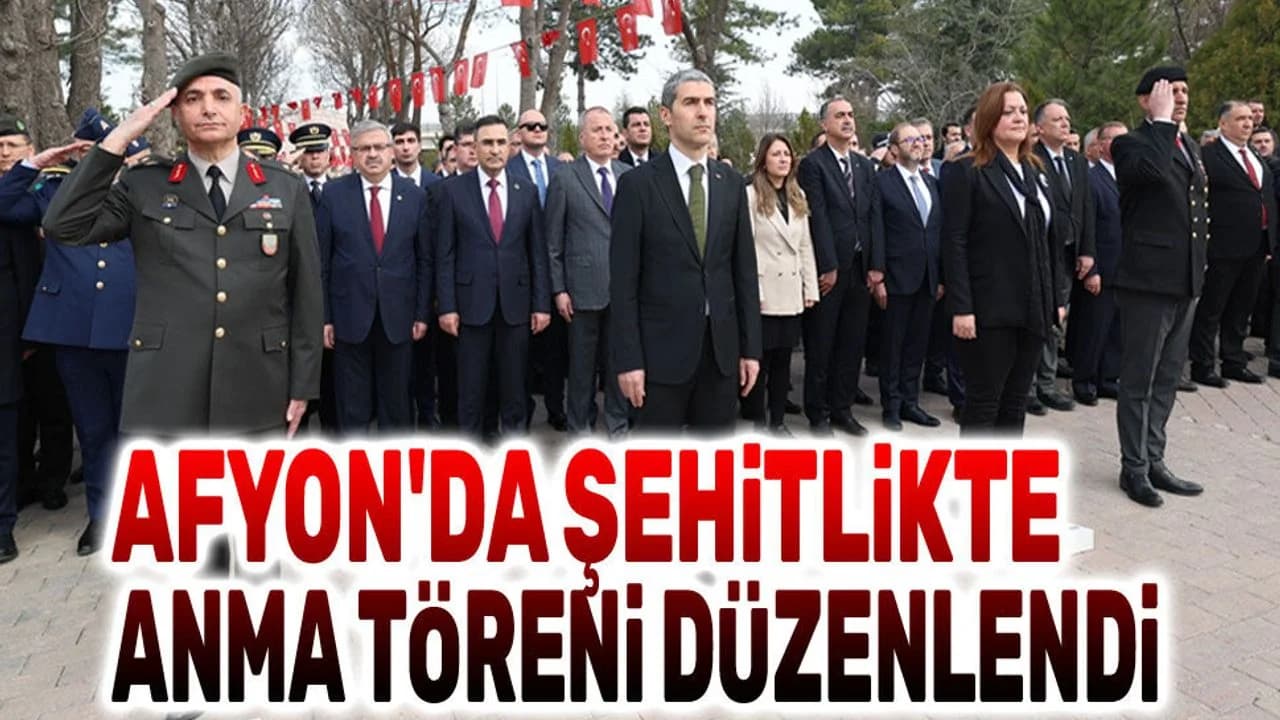 Afyonkarahisar'da 18 Mart Çanakkale Zaferi'nin 111. Yılında Şehitlere Vefa
