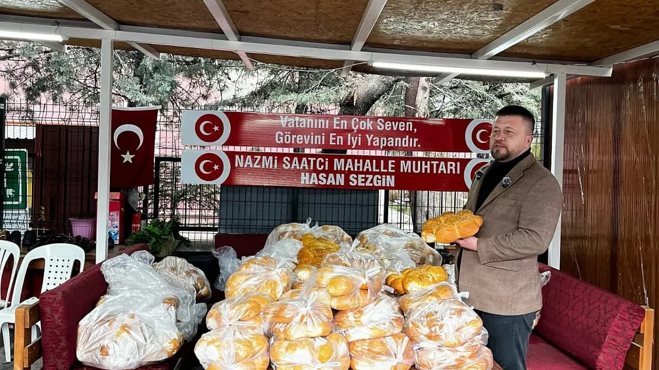 Nazmi Saatçi Mahallesi’nde Berat Kandili’ne Özel Dayanışma Örneği