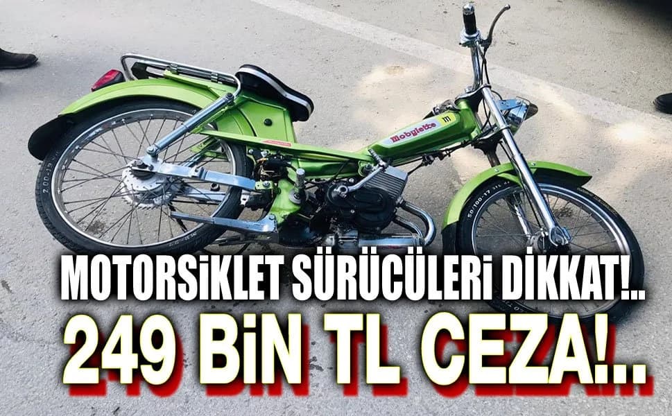 Bolvadin'de 'Dur' İhtarına Uymayan Motosiklet Sürücüsüne Rekor Ceza