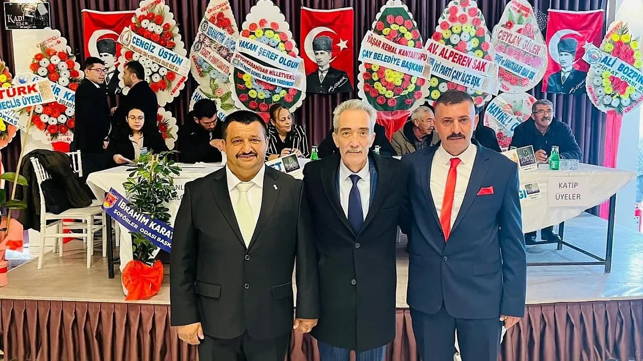 Çay Şoförler Odası’nda Güven Tazelendi: Oktay Saraç Yeniden Başkan