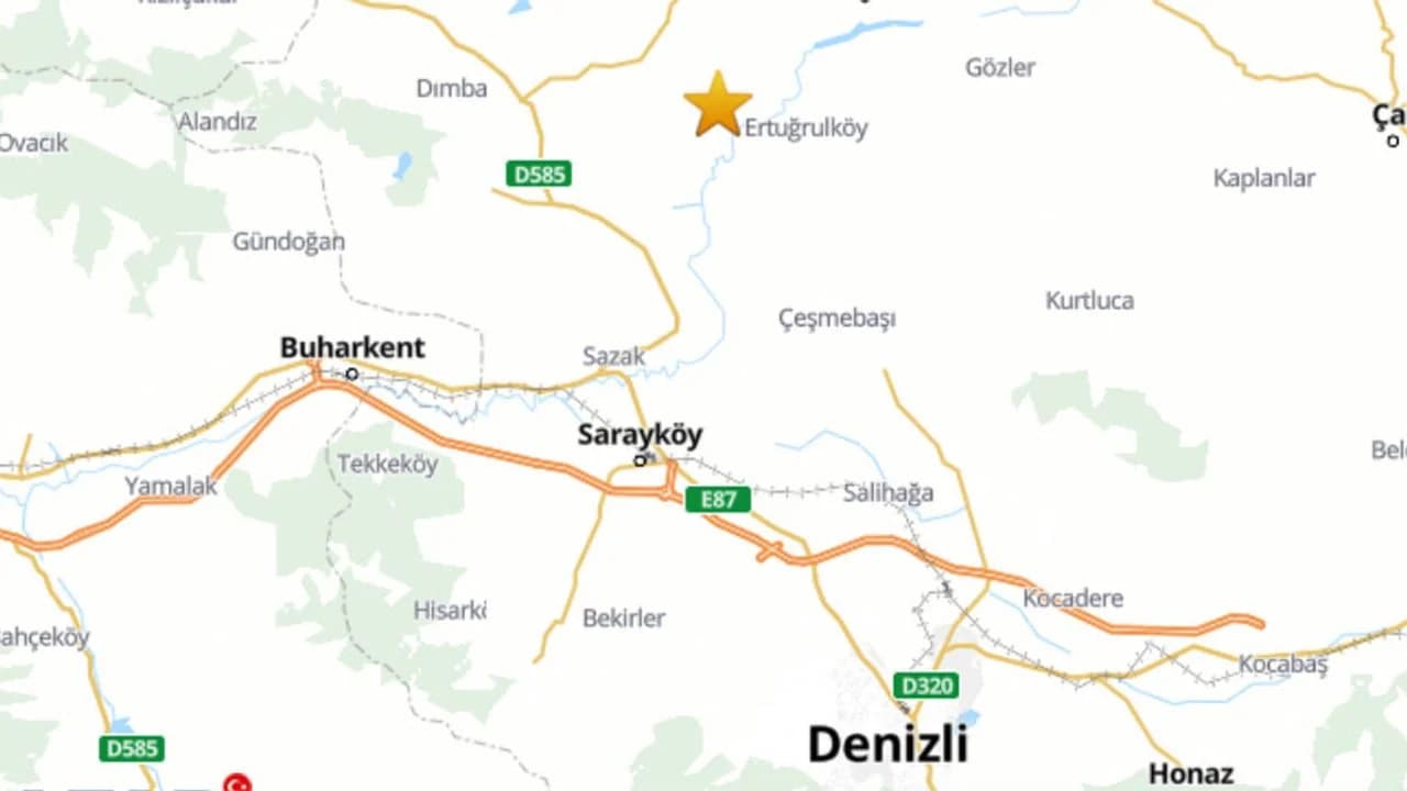 Denizli Buldan Merkezli 5,1 Büyüklüğünde Deprem Bölgede Korku Yarattı