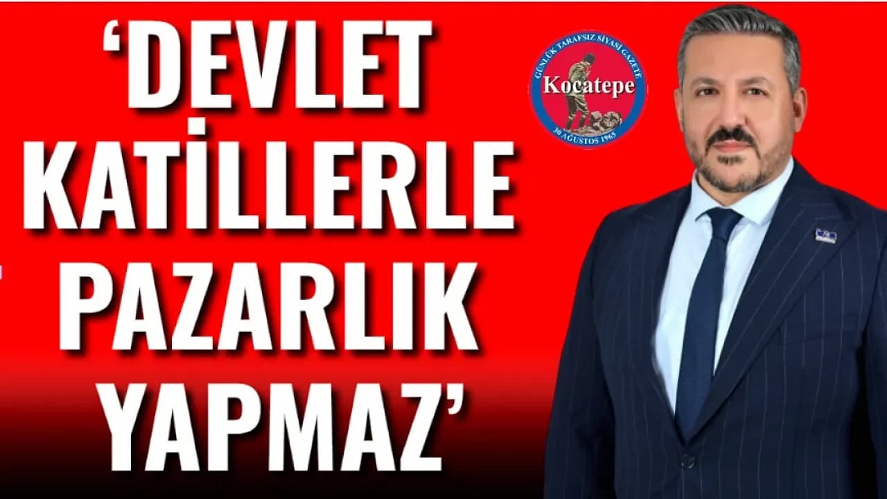 Aladağ’dan Bahçeli’nin Sözlerine Sert Tepki: "Devletin Onuru Pazarlık Masasında Korunmaz"