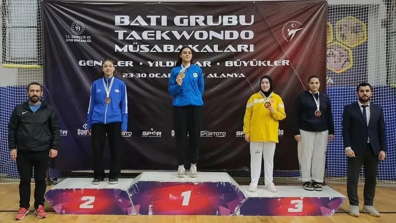 Erkmen'den Alanya Çıkarması: Tekvandoda Türkiye Üçüncülüğü Geldi