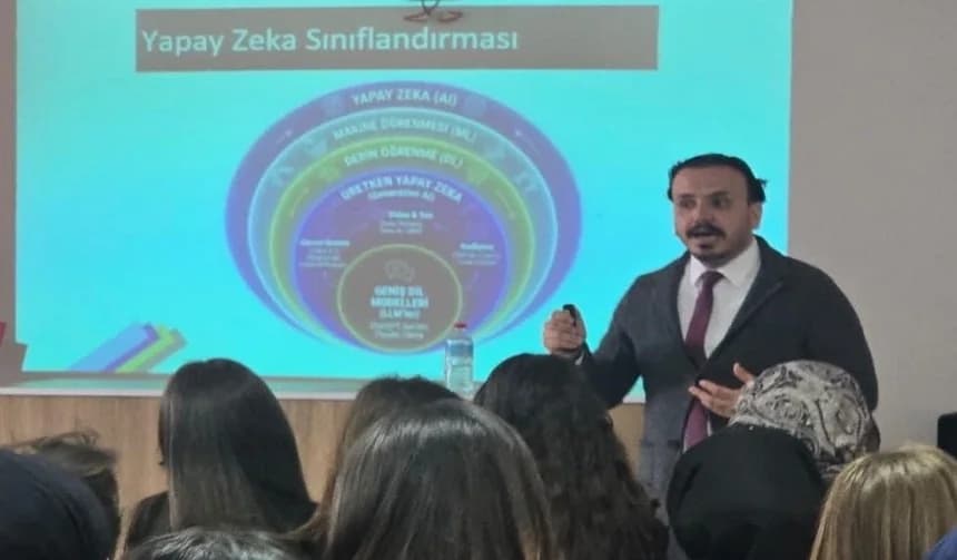 Lise Öğrencilerine Yapay Zeka Semineri: Doç. Dr. Özdinç Geleceğin Teknolojisini Anlattı