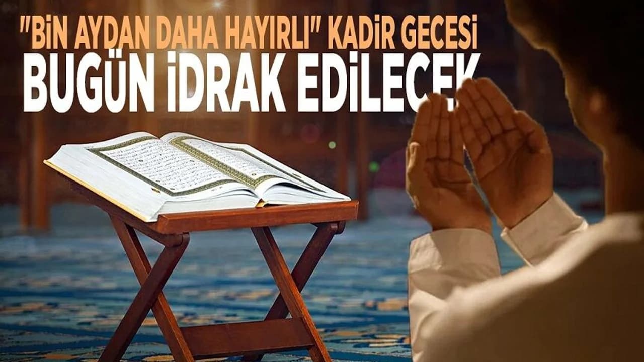 Afyonkarahisar'da Bin Aydan Daha Hayırlı Kadir Gecesi Coşkusu
