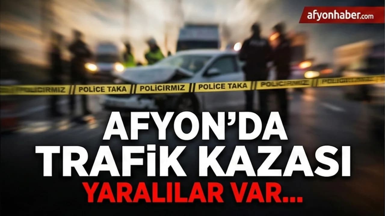 Sinanpaşa'da Otomobil Elektrik Direğine Çarptı: 2 Yaralı