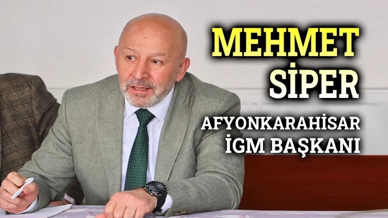 AK Parti Afyonkarahisar İGM'de Mehmet Siper Dönemi Kesintisiz Sürüyor