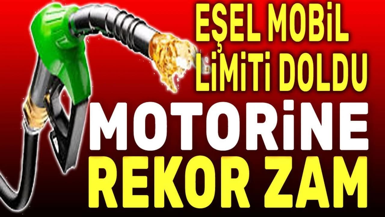 Motorinde Tarihi Artış: Eşel Mobil Kalkanı Kalktı, Pompaya 5,70 TL Zam Yansıyacak
