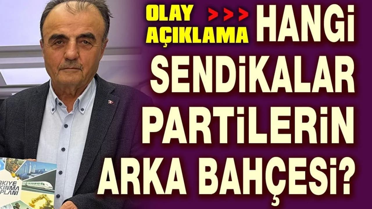 Türk-İş'ten Afyonkarahisar'da Sert "Arka Bahçe" Tepkisi: Siyasallaşan Sendikalara Eleştiri
