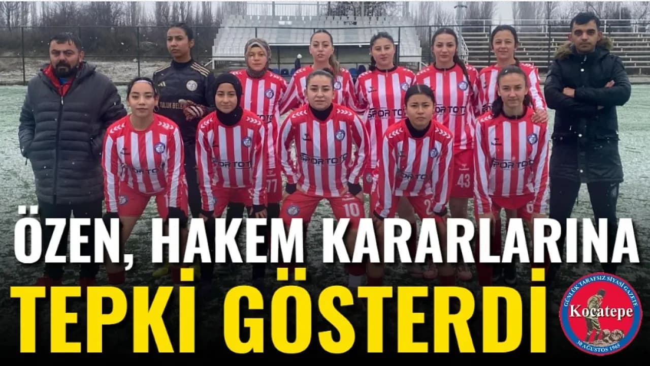 Taşoluk Belediyespor’dan Kütahya Maçı Sonrası Sert Hakem Eleştirisi