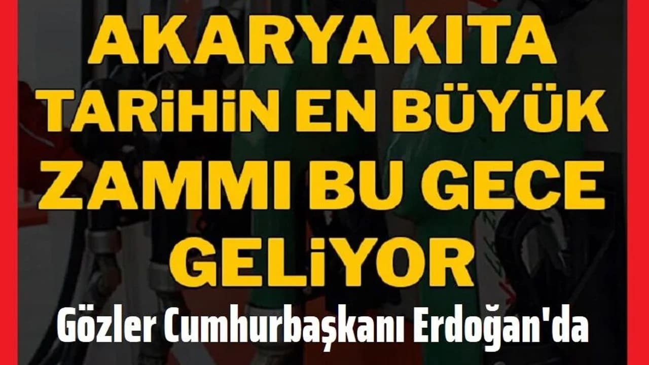 Akaryakıtta Kara Perşembe Alarmı: Motorine 12 Liralık Dev Zam Kapıda