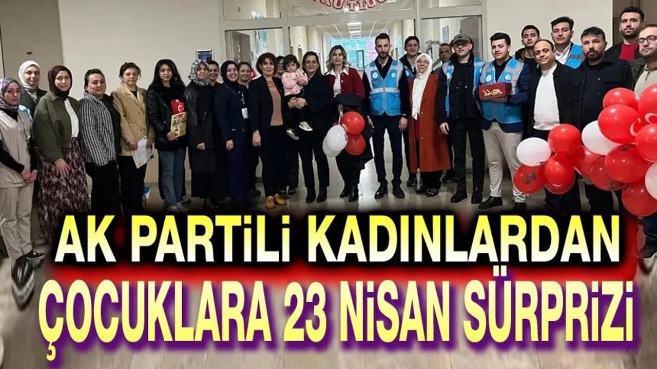 Afyonkarahisar'da Tedavi Gören Çocuklara 23 Nisan Morali: AK Parti Teşkilatından Hastane Ziyareti