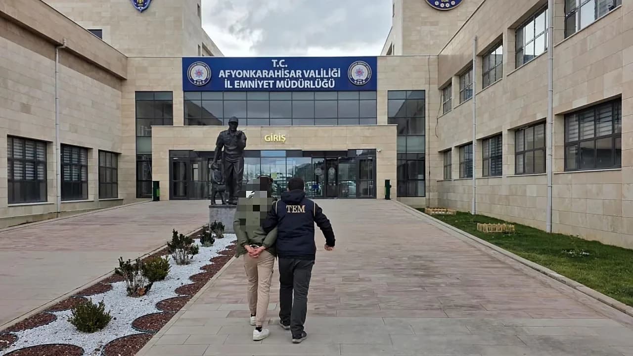 Afyonkarahisar’da DEAŞ Operasyonu: Aranan Yabancı Uyruklu Şahıs Yakalandı