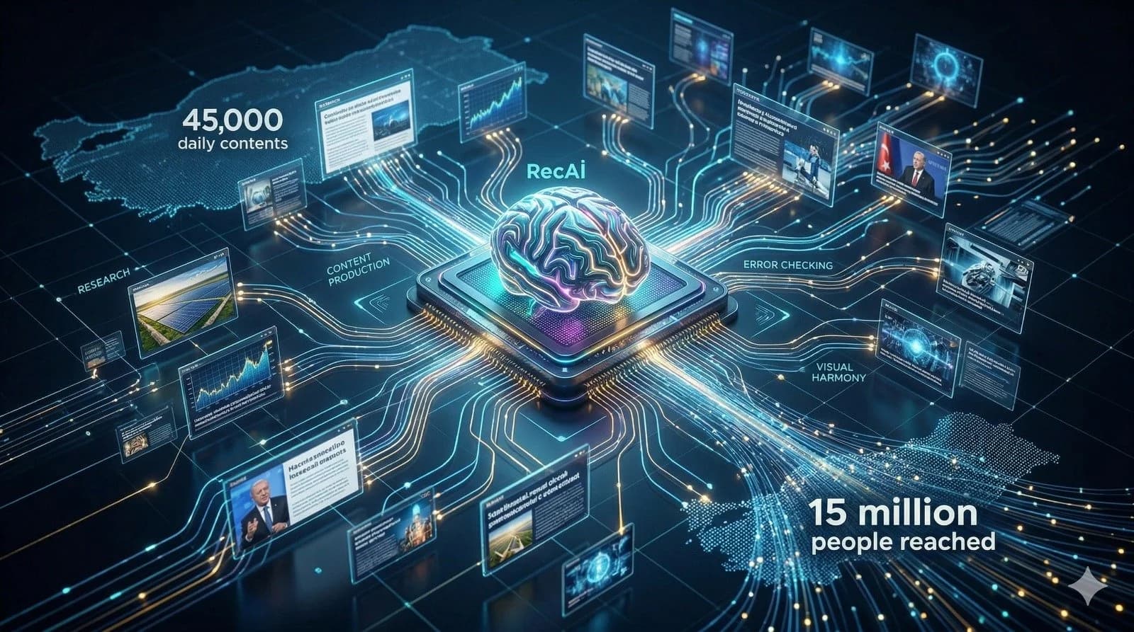 Afyonkarahisar Merkezli Teknoloji Hamlesi: Türk Haber Trafiğinin Yüzde 20'sini 'RecAİ' Yönetiyor