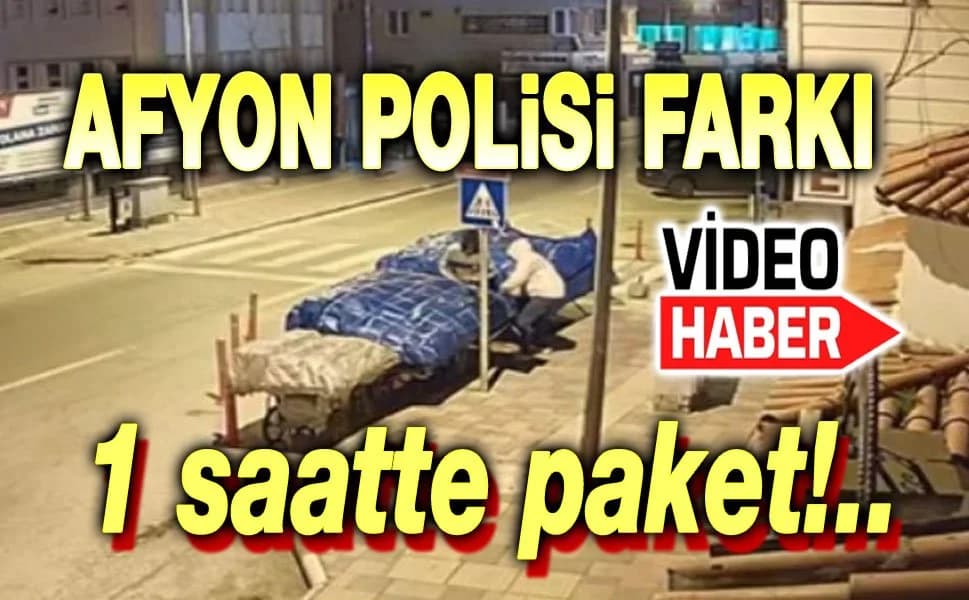 Afyonkarahisar'da 100 Bin Liralık Hırsızlık: Polis Şüphelileri Bir Saatte Yakaladı