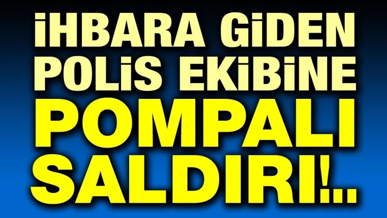 Uşak'ta Aile İçi Şiddet İhbarında Polise Pompalı Pusu: İki Memur Yaralandı