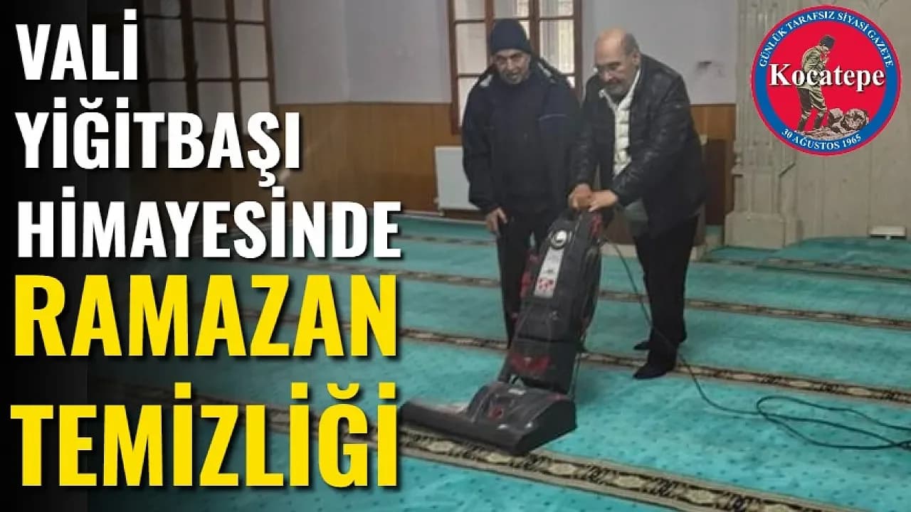 Afyonkarahisar'da Ramazan Hazırlığı: Camilerde Kapsamlı Temizlik Seferberliği