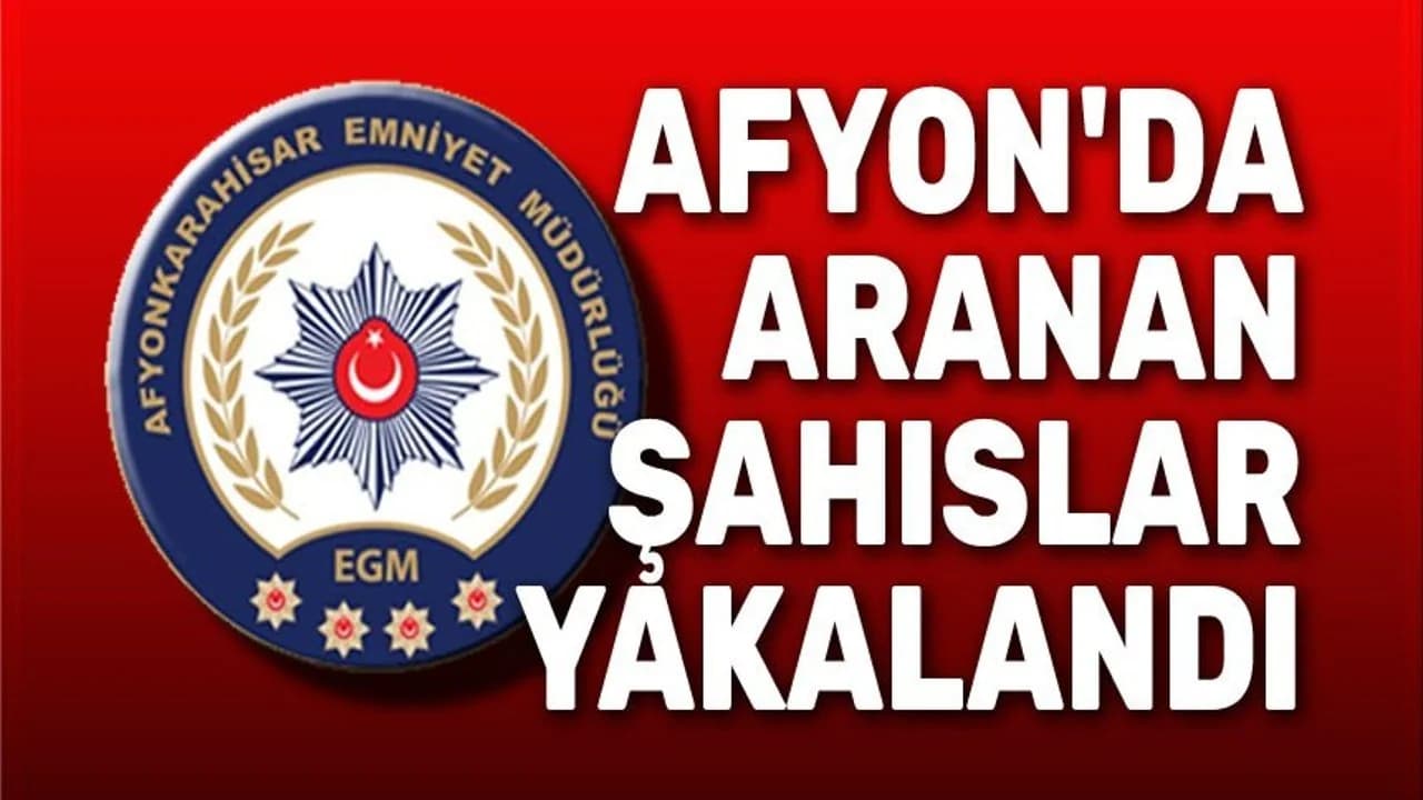 Afyonkarahisar'da Firari Operasyonu: Kesinleşmiş Hapis Cezası Bulunan İki Şahıs Yakalandı